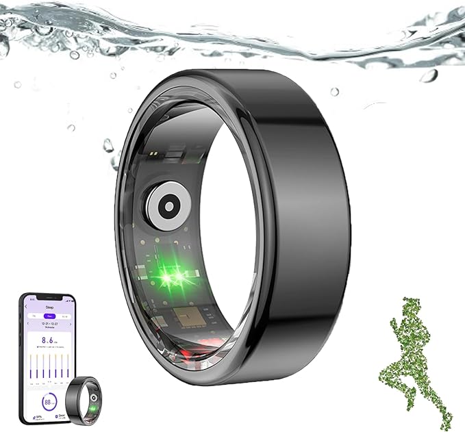 Anillo inteligente de actividad y sueño, talla 9